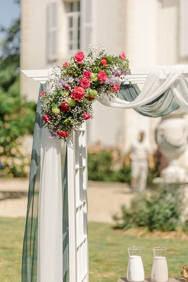 Arche fleurie mariage
